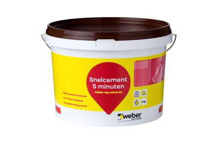 Weber cebarrox snelcement 5min grijs 6kg