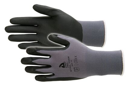 artelli handschoen pro-nitril foam maat 10 zwart/grijs 1 paar