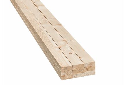 vuren c plank geschaafd 4 rechte hoeken 32x75x2700mm