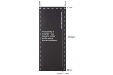 WEEKAMP Vlakke Deur Tricomfort Basisplaat Zuiver Wit Voorbehandeld Stomp FSC 40x935x2120mm