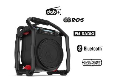 PerfectPro Bouwradio Ubox400R DAB+/FM/Bluetooth/Oplaadbaar/IP64