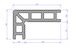 Hoekafwerking/Traptrede UPM ProFi Deck Pearl Grey PEFC 68x110x4000mm