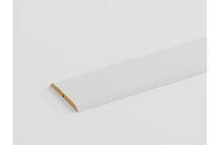 Agnes kniklijst 54F trendline c white 4,3x51mm 260cm