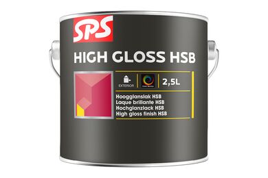 SPS HSB Lakverf Hoogglans Wit 2,5ltr