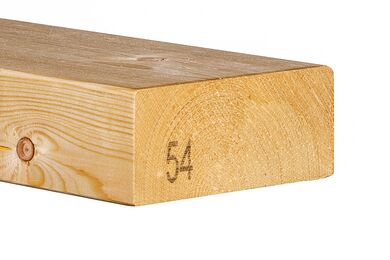 Vuren Mix C24 Geschaafd Ronde Hoek 70%PEFC 75x175x6600mm