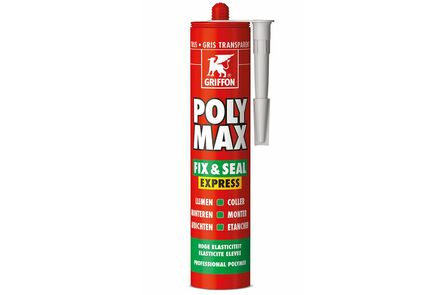GRIFFON Poly Max Lijmkit Express Grijs 300gr