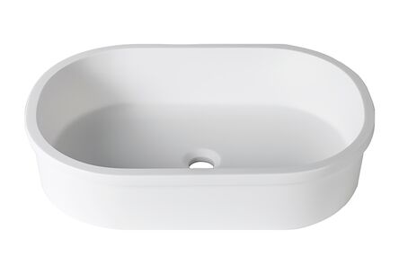 Krion Solid Surface spoelbak 3-way snow white b414 60x40 1100 e