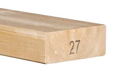 Vuren Mix C24 Geschaafd Ronde Hoek 70%PEFC 63x160x6000mm
