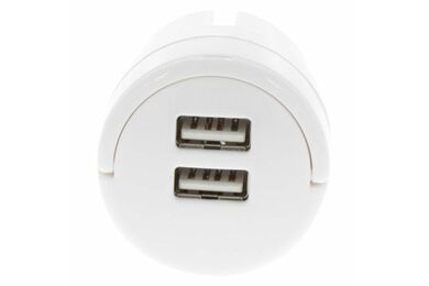 Q-Link Thuislader 2xUsb Wit 2,1amp 5v