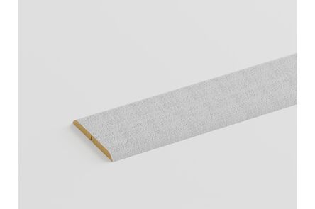 Agnes kniklijst 02TF stuc wit 4,3x51mm 260cm