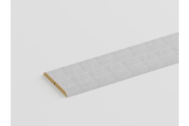 Agnes kniklijst 02TF stuc wit 4,3x51mm 260cm