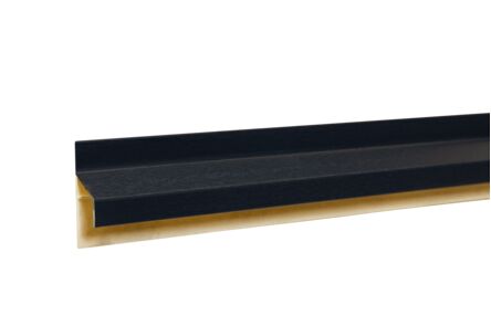 Fortalit NG stoelprofiel zwart 600cm